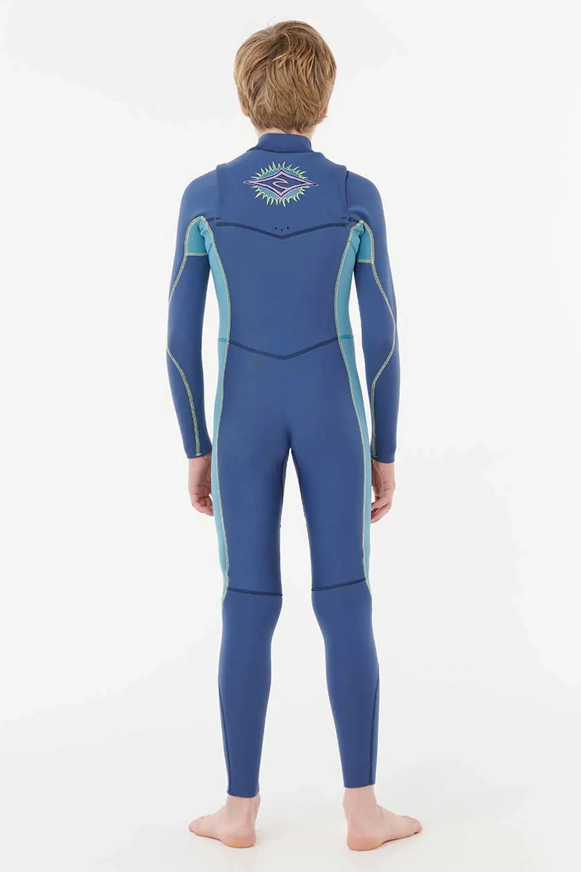 RIP CURL - DAWN PATROL - 4/3mm - Chest zip - LIGHT NAVY - JUNIOR - Image 2