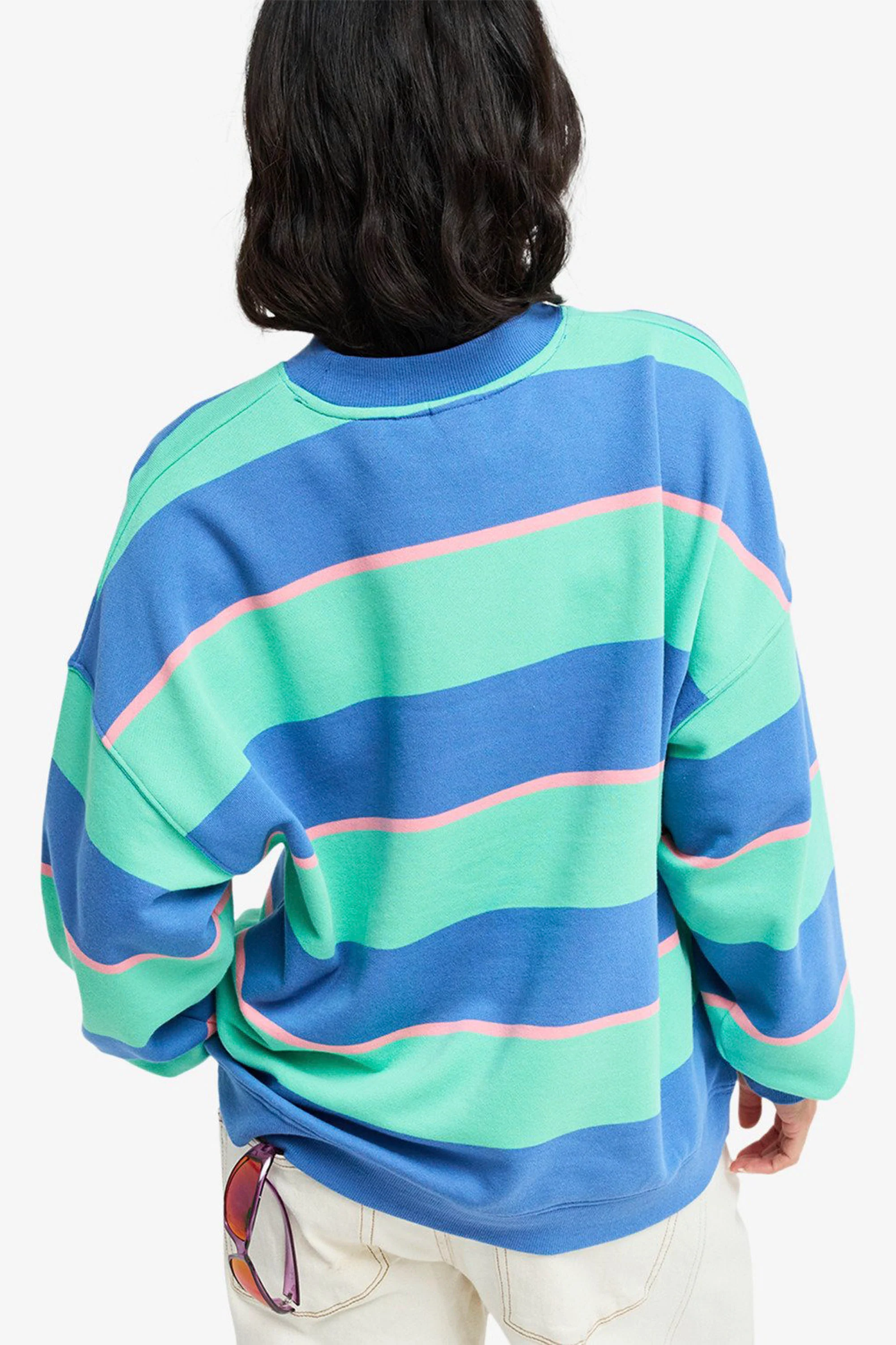 ROXY - STRICTLY STRIPES OVERSIZED SWEATER - Image 3