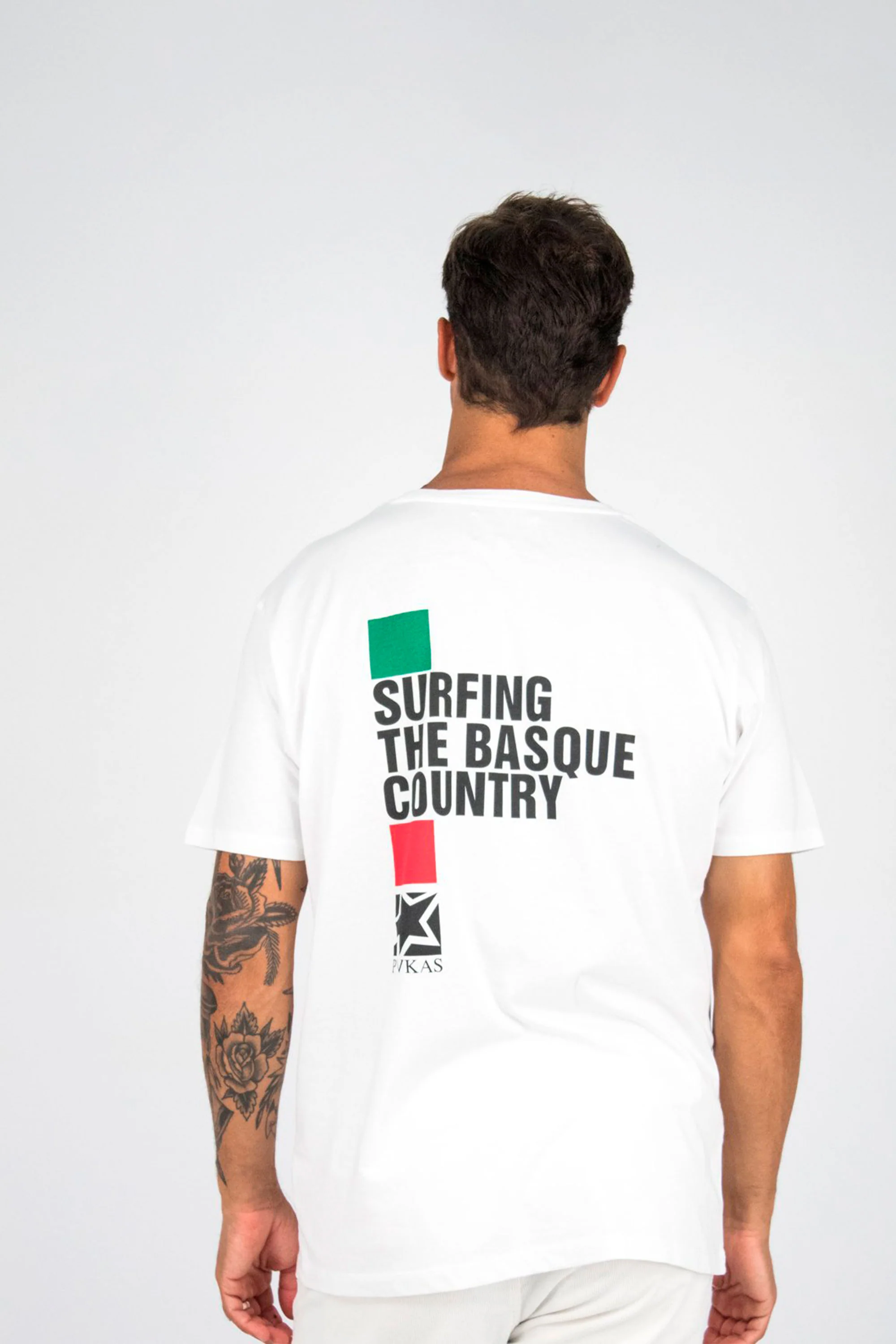 SURFING THE BASQUE COUNTRY - CLASSIC TEE - WHITE - Image 5