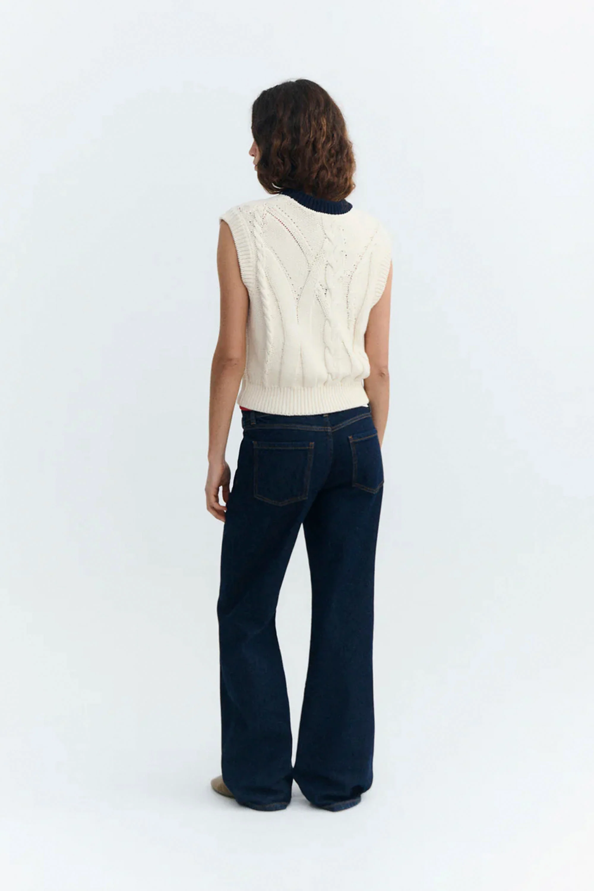 THINKING MU - ARIA KNITTED VEST - Image 2