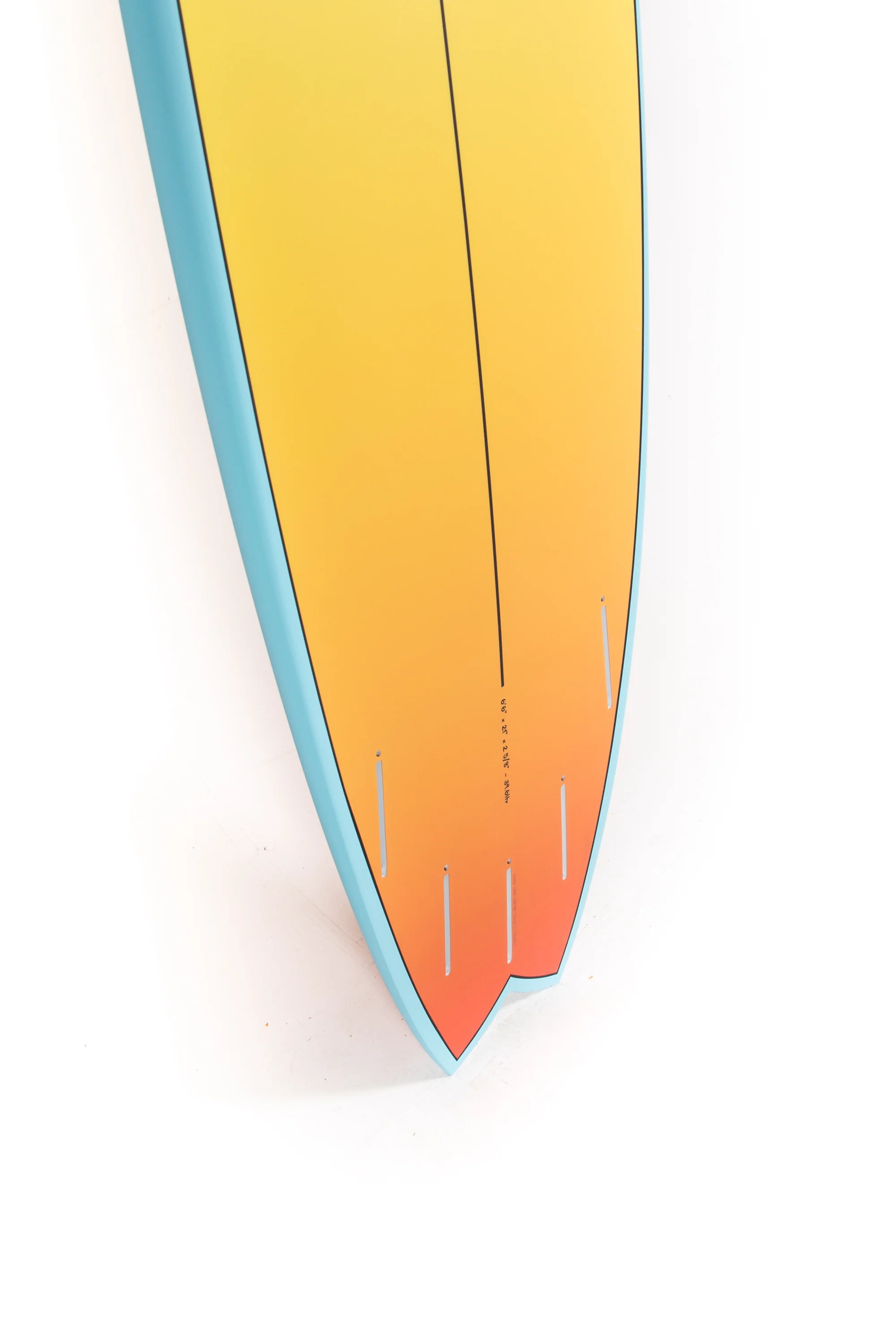 Torq Surfboards - MODFISH - Yellow Orange Fade - 6'6" x 21 x 2 5/8 - 39,6L - Image 10