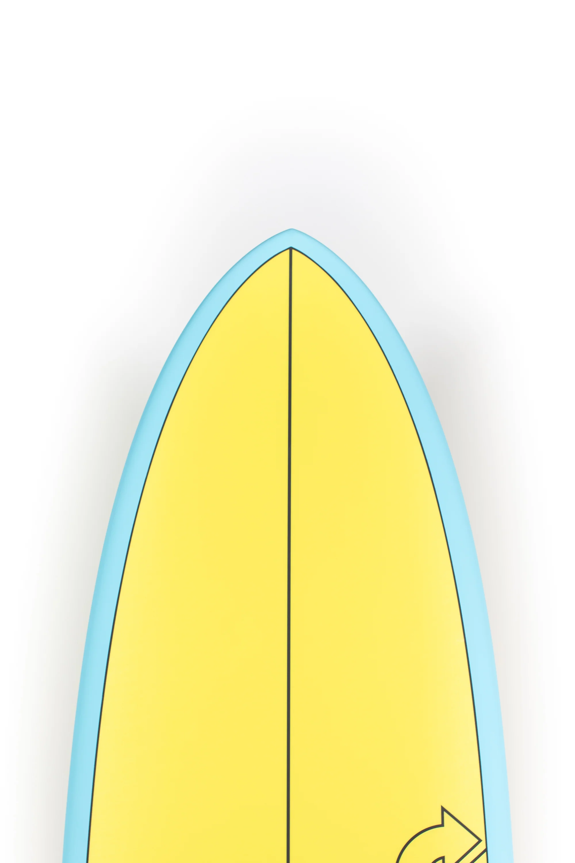 Torq Surfboards - MODFISH - Yellow Orange Fade - 7'2" x 22 1/2 x 3 - 52.7L - Image 3