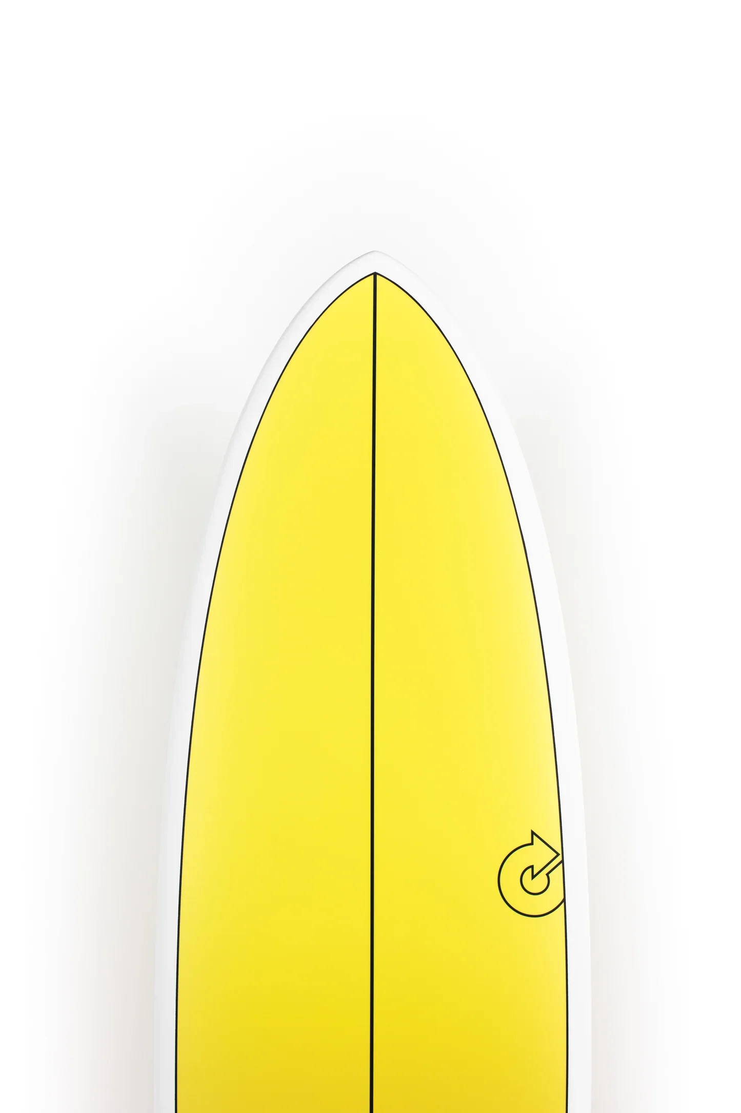 Torq Surfboards - MODFISH - Yellow Orange Retro Fade - 6'3" x 20 1/2 x 2 1/2 - 36L - Image 3