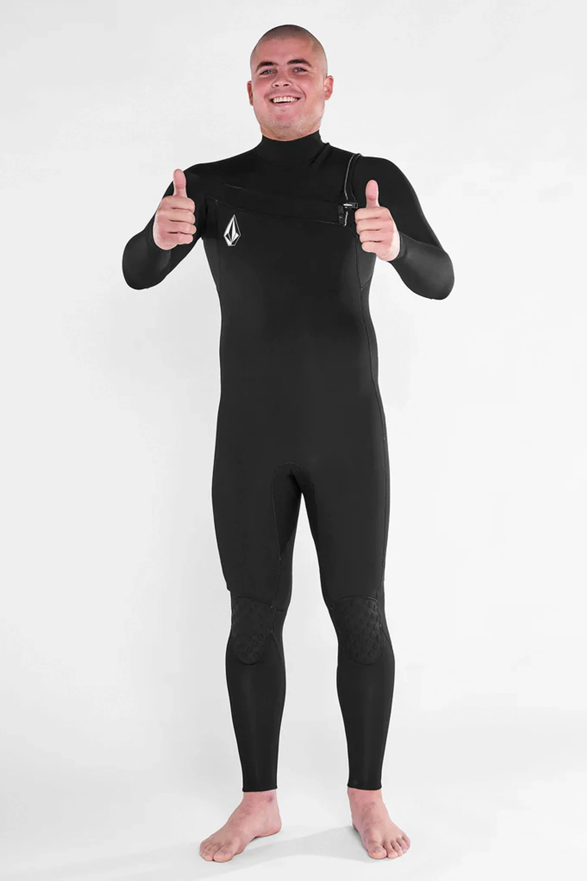 VOLCOM - WETSUIT - 3/2mm - Chest zip - BLACK - MAN