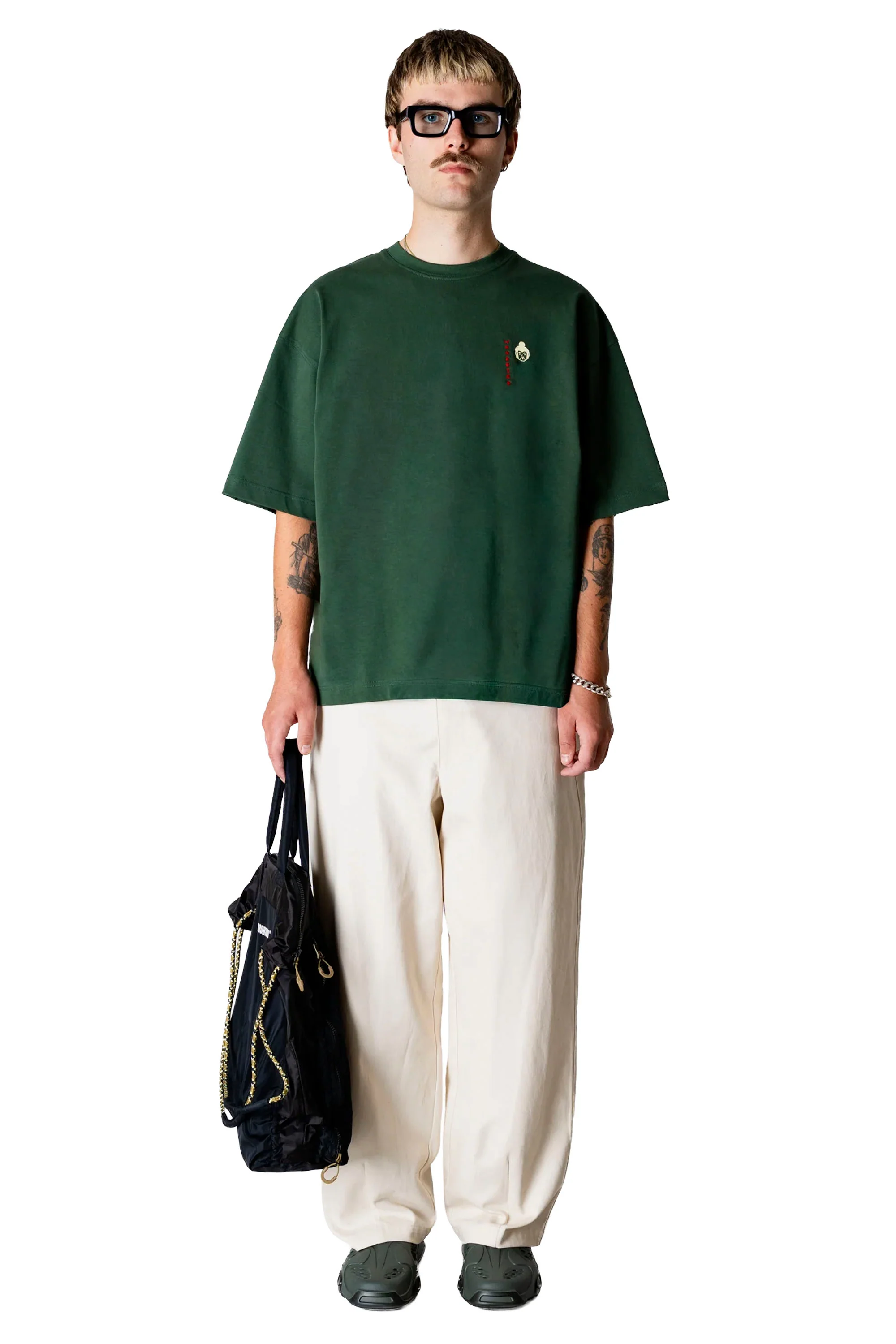WOODBIRD - WBBEAM SUMA TEE - PINE GREEN - Image 3