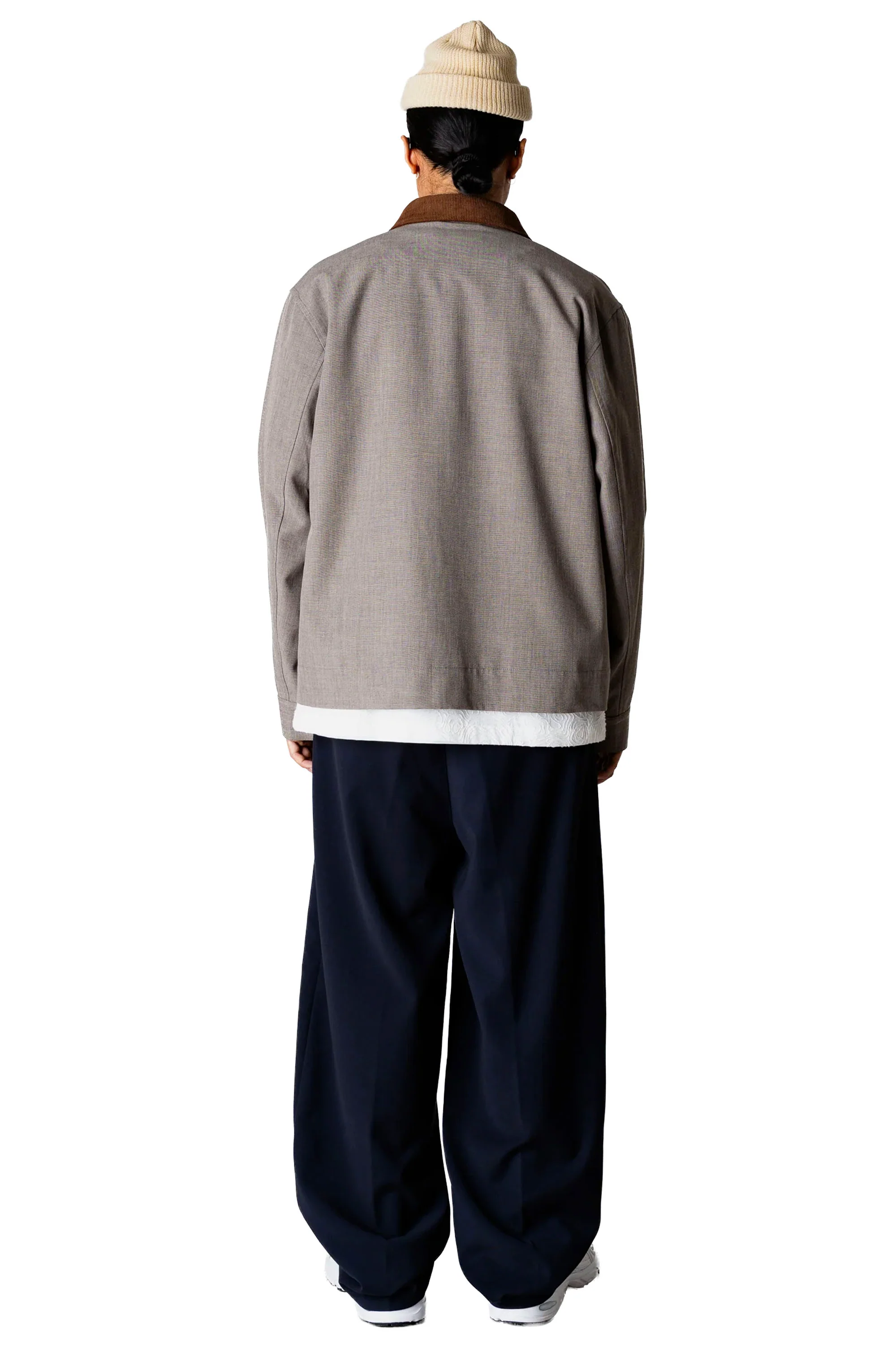 WOODBIRD - WBPON GUAN WORK JACKET - SAND MELANGE - Image 2